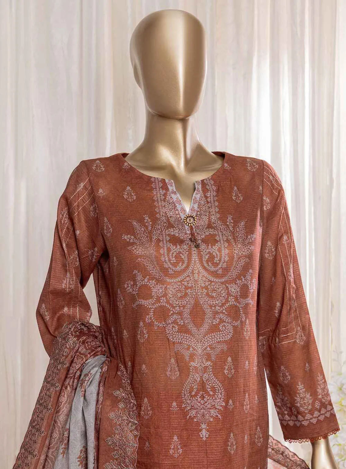 Rimjhim By HZ Textile Embroidered Lawn 3 Piece Unstitched Suit HZ24R REC-132 Rimjhim By HZ Textile Embroidered Lawn 3 Piece Unstitched Suit HZ24R REC-132