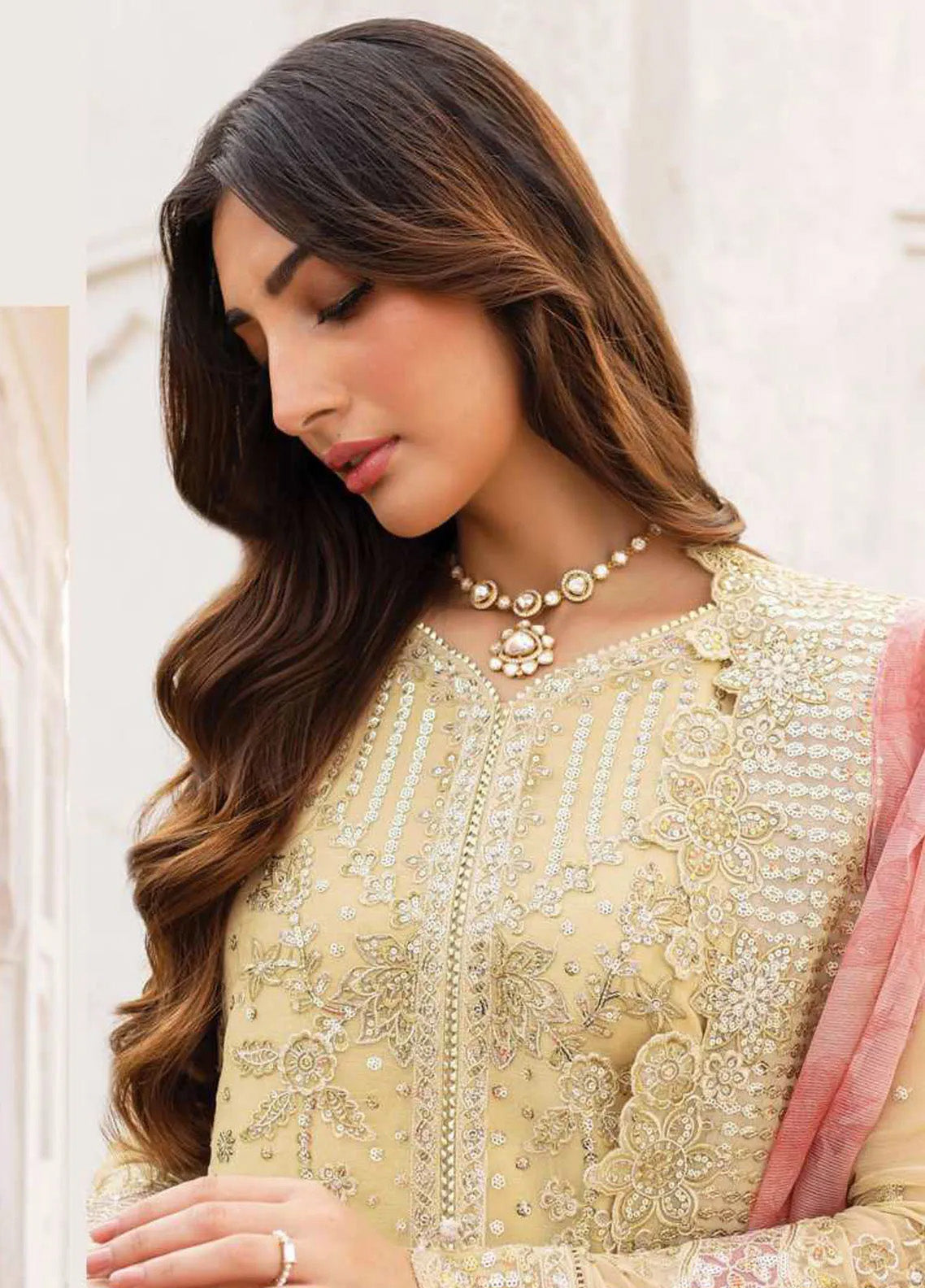 Ritzier By Farasha Embroidered Net 3 Piece Unstitched Suit FSH24R D-02 MARIGOLD BLISS Ritzier By Farasha Embroidered Net 3 Piece Unstitched Suit FSH24R D-02 MARIGOLD BLISS