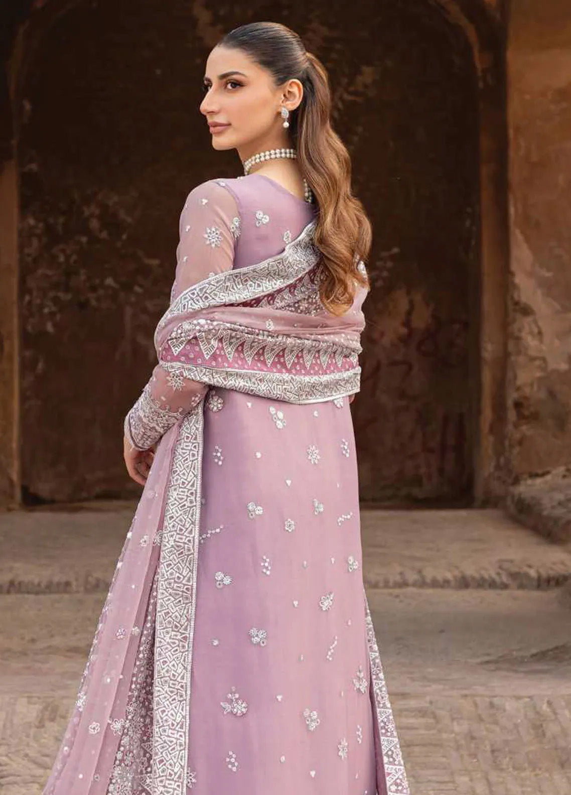 Ritzier By Farasha Embroidered Net 3 Piece Unstitched Suit FSH24R D-03 PASTEL MIST Ritzier By Farasha Embroidered Net 3 Piece Unstitched Suit FSH24R D-03 PASTEL MIST
