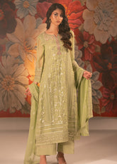 Rivaj By Shamooz Embroidered Chiffon 3 Piece Unstitched Suit SZ25R D-127