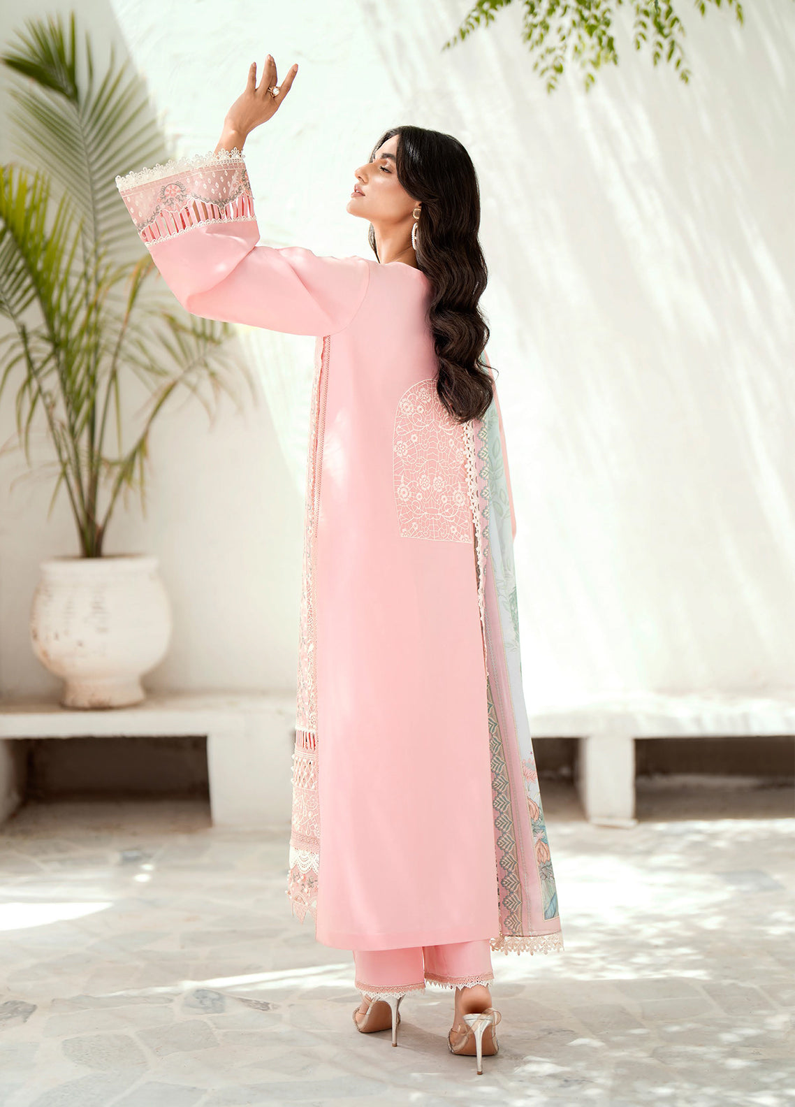 Riwaayat By Bin Ilyas Embroidered Lawn 3 Piece Unstitched Suit BI24R 301 B Riwaayat By Bin Ilyas Embroidered Lawn 3 Piece Unstitched Suit BI24R 301 B