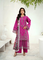 Riwaayat By Bin Ilyas Embroidered Lawn 3 Piece Unstitched Suit BI24R 302 B