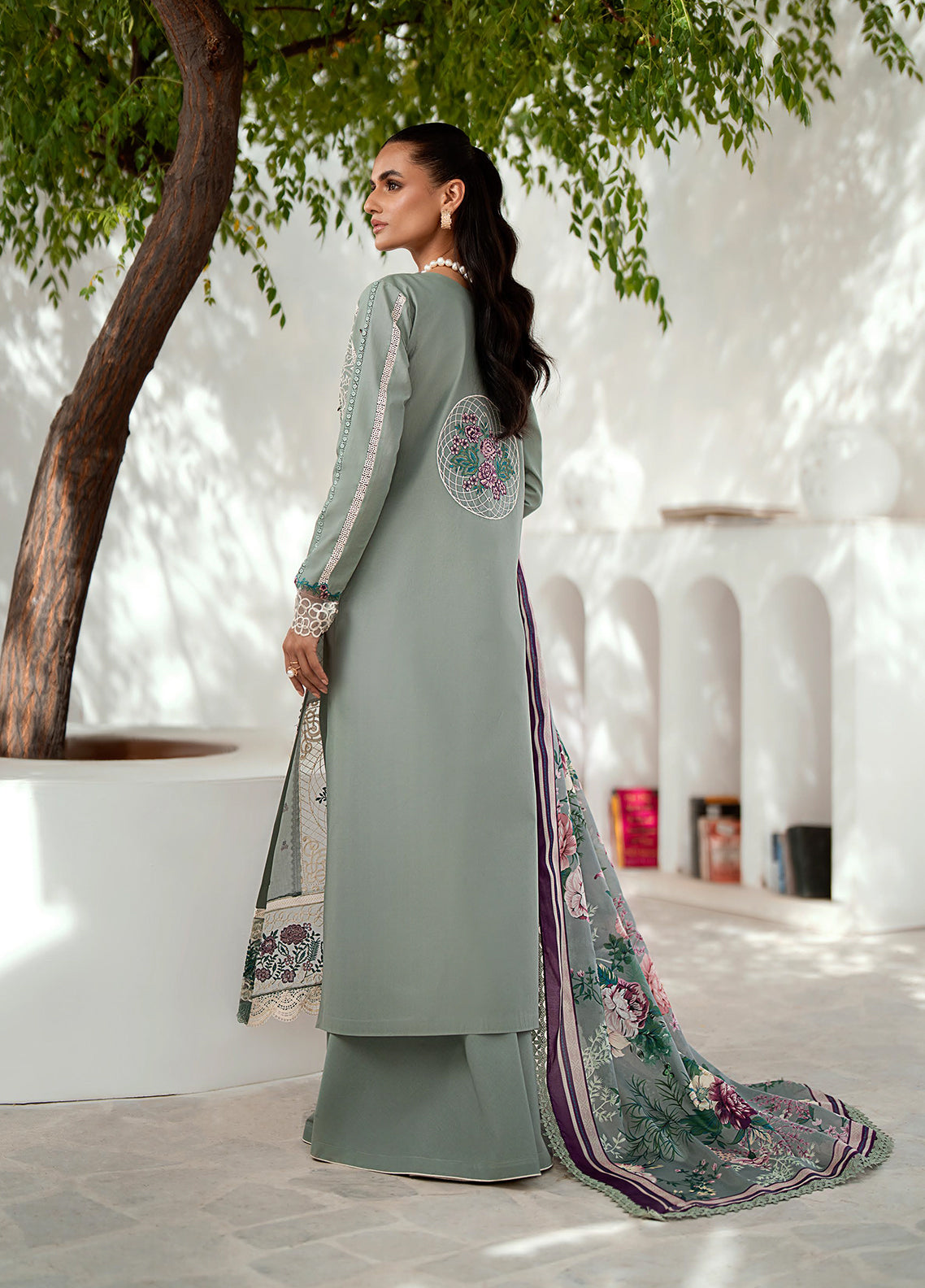 Riwaayat By Bin Ilyas Embroidered Lawn 3 Piece Unstitched Suit BI24R 307 A Riwaayat By Bin Ilyas Embroidered Lawn 3 Piece Unstitched Suit BI24R 307 A