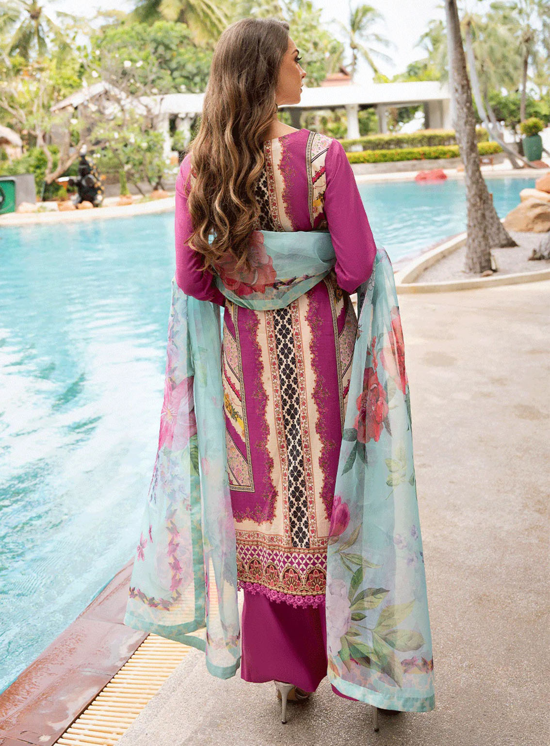 Riwayat By Ramsha Embroidered Lawn 3 Piece Unstitched Suit RM25RLEL Y-1109 Riwayat By Ramsha Embroidered Lawn 3 Piece Unstitched Suit RM25RLEL Y-1109