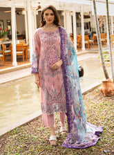 Riwayat By Ramsha Embroidered Lawn 3 Piece Unstitched Suit RM25RLEL Y-1111