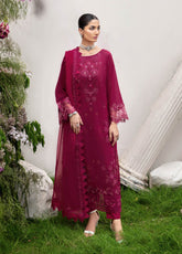 Riwayat By Ramsha Embroidered Lawn 3 Piece Unstitched Suit RM25RV10 D-Y-1001