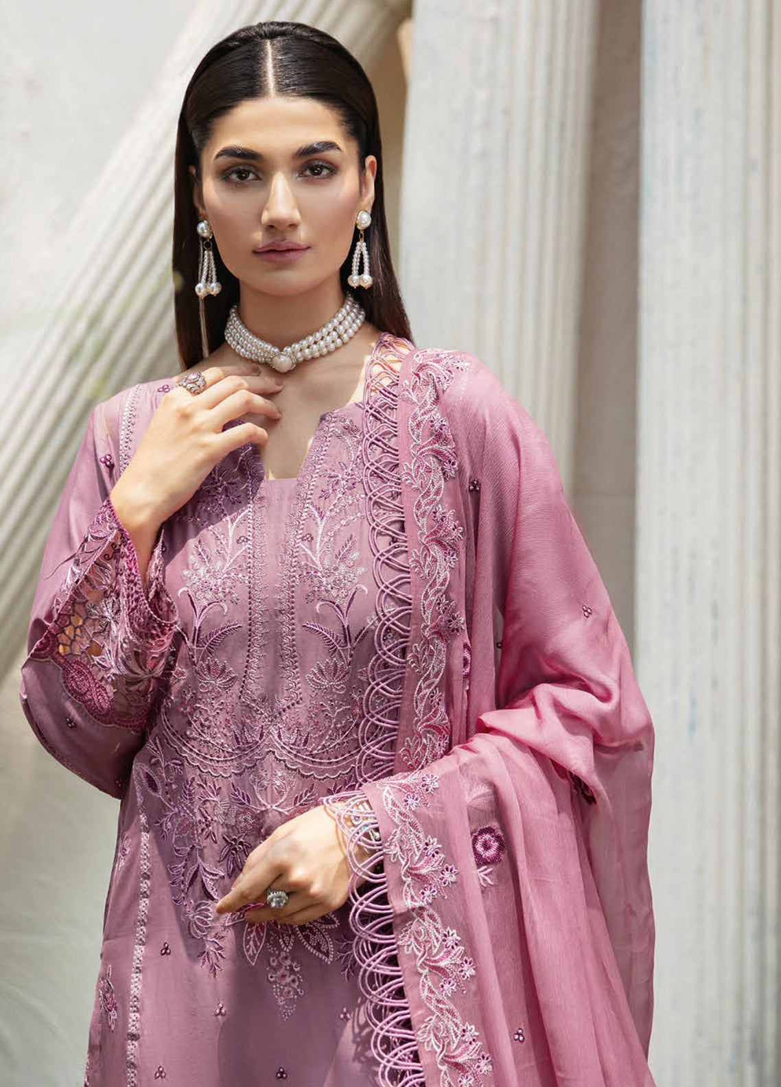 Riwayat By Ramsha Embroidered Lawn 3 Piece Unstitched Suit RM25RV10 D-Y-1006 Riwayat By Ramsha Embroidered Lawn 3 Piece Unstitched Suit RM25RV10 D-Y-1006