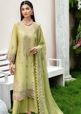Riwayat By Ramsha Embroidered Lawn 3 Piece Unstitched Suit RM25RV10 D-Y-1007