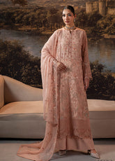 Riwayat Lamisah By Lavish Premium Embroidered Chiffon Suits Unstitched 3 Piece LP25RLC D-04 BLOSSOM GRACE