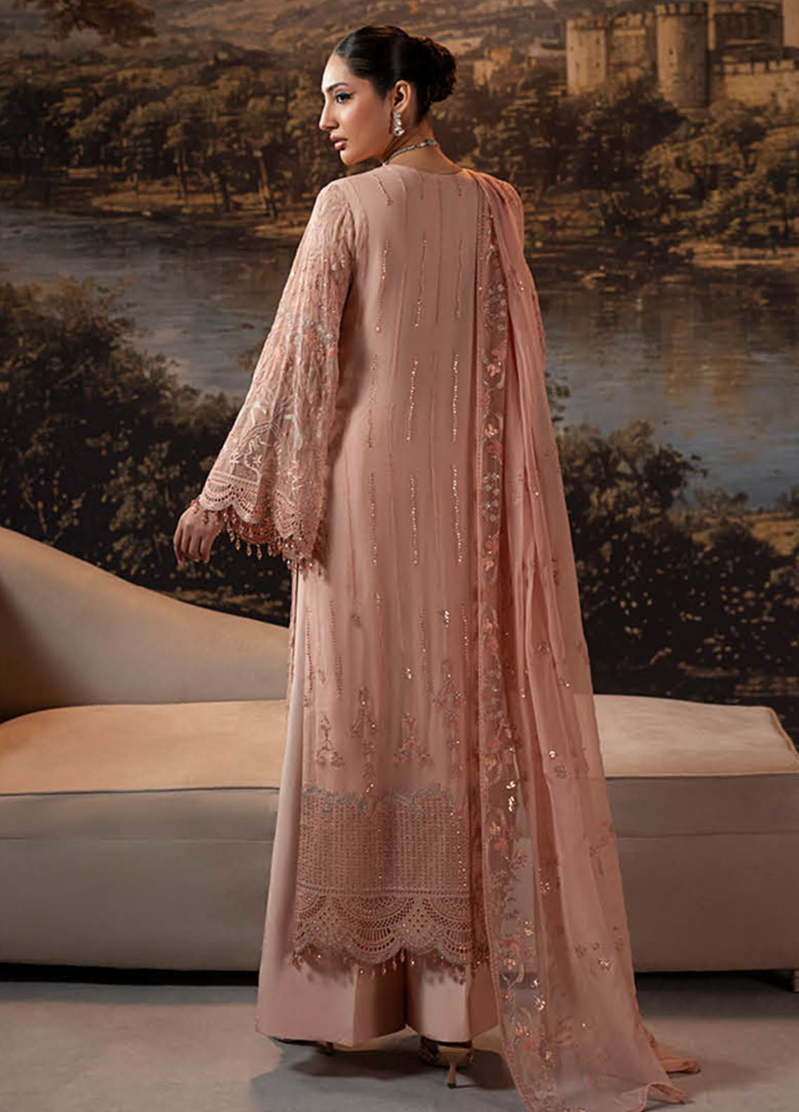 Riwayat Lamisah By Lavish Premium Embroidered Chiffon Suits Unstitched 3 Piece LP25RLC D-04 BLOSSOM GRACE Riwayat Lamisah By Lavish Premium Embroidered Chiffon Suits Unstitched 3 Piece LP25RLC D-04 BLOSSOM GRACE