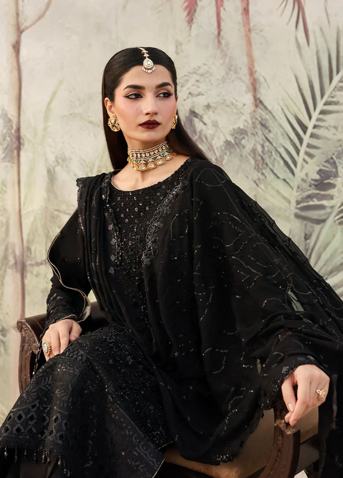Romansiyyah By Emaan Adeel Embroidered Chiffon 3 Piece Unstitched Suit EA25RLF D-ZAREENAH Romansiyyah By Emaan Adeel Embroidered Chiffon 3 Piece Unstitched Suit EA25RLF D-ZAREENAH