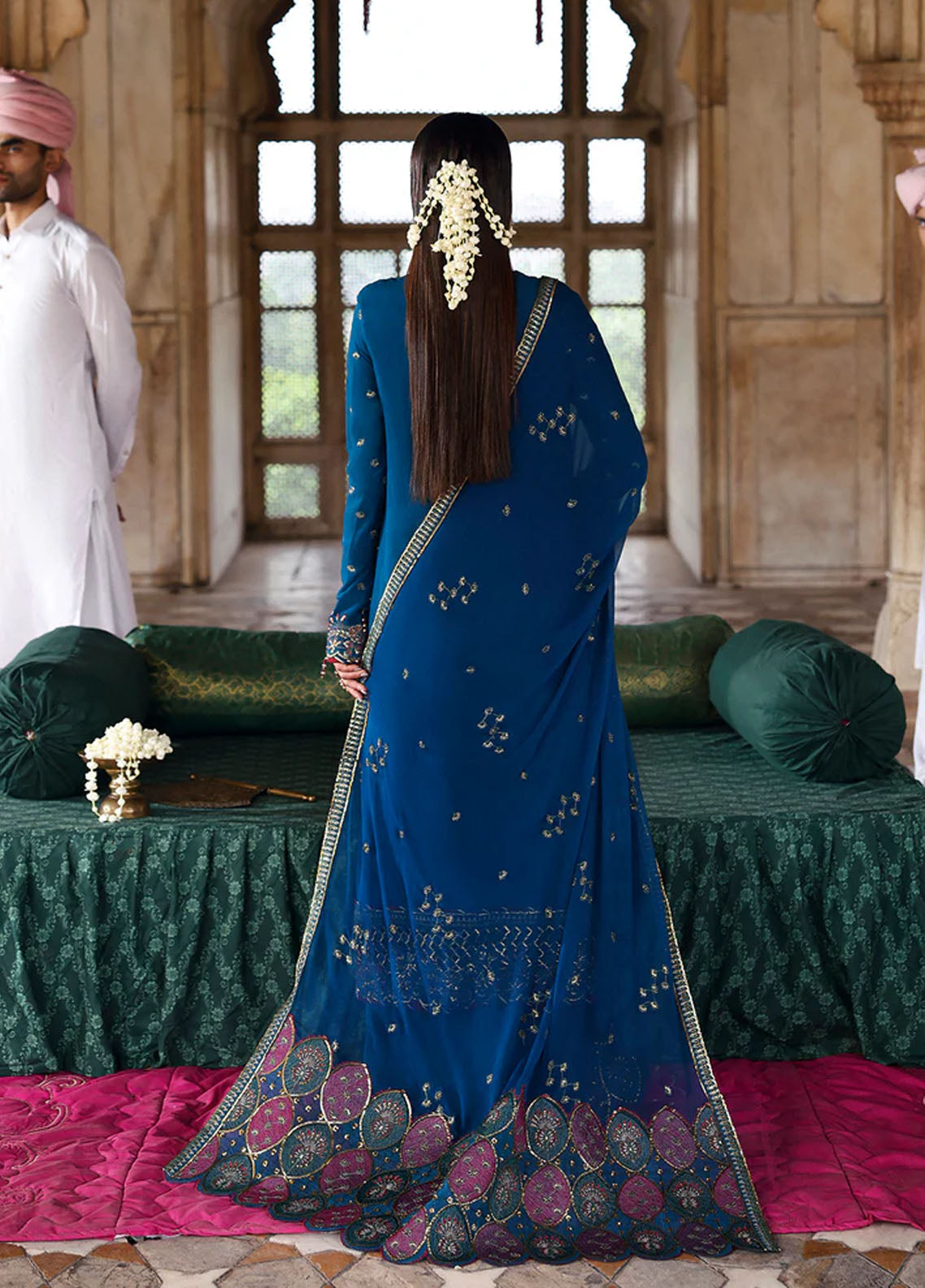 Romansiyyah By Emaan Adeel Embroidered Chiffon 3 Piece Unstitched Suit EA25RLF D-ZARQ Romansiyyah By Emaan Adeel Embroidered Chiffon 3 Piece Unstitched Suit EA25RLF D-ZARQ