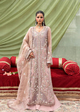 Romansiyyah By Emaan Adeel Embroidered Organza 3 Piece Unstitched Suit EA25RLF D-GULRUKH