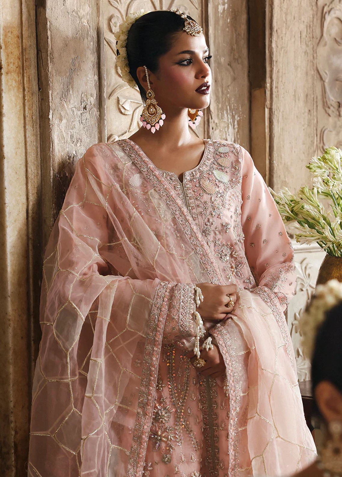 Romansiyyah By Emaan Adeel Embroidered Organza 3 Piece Unstitched Suit EA25RLF D-GULSHEEN Romansiyyah By Emaan Adeel Embroidered Organza 3 Piece Unstitched Suit EA25RLF D-GULSHEEN