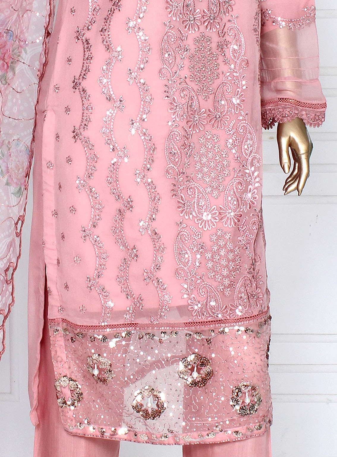 Romosh Fancy Embroidered Chiffon 3 Piece Stitched Suit - RNPC24FE RO-128 DREAMY DELIGHT Romosh Fancy Embroidered Chiffon 3 Piece Stitched Suit - RNPC24FE RO-128 DREAMY DELIGHT
