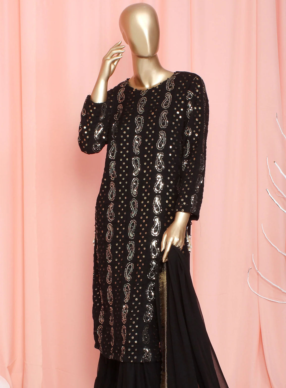 Romosh Fancy Embroidered Chiffon 3 Piece Stitched Suit - RNPC24FE RO-146 ROYAL ELEGANCE-1 Romosh Fancy Embroidered Chiffon 3 Piece Stitched Suit - RNPC24FE RO-146 ROYAL ELEGANCE-1