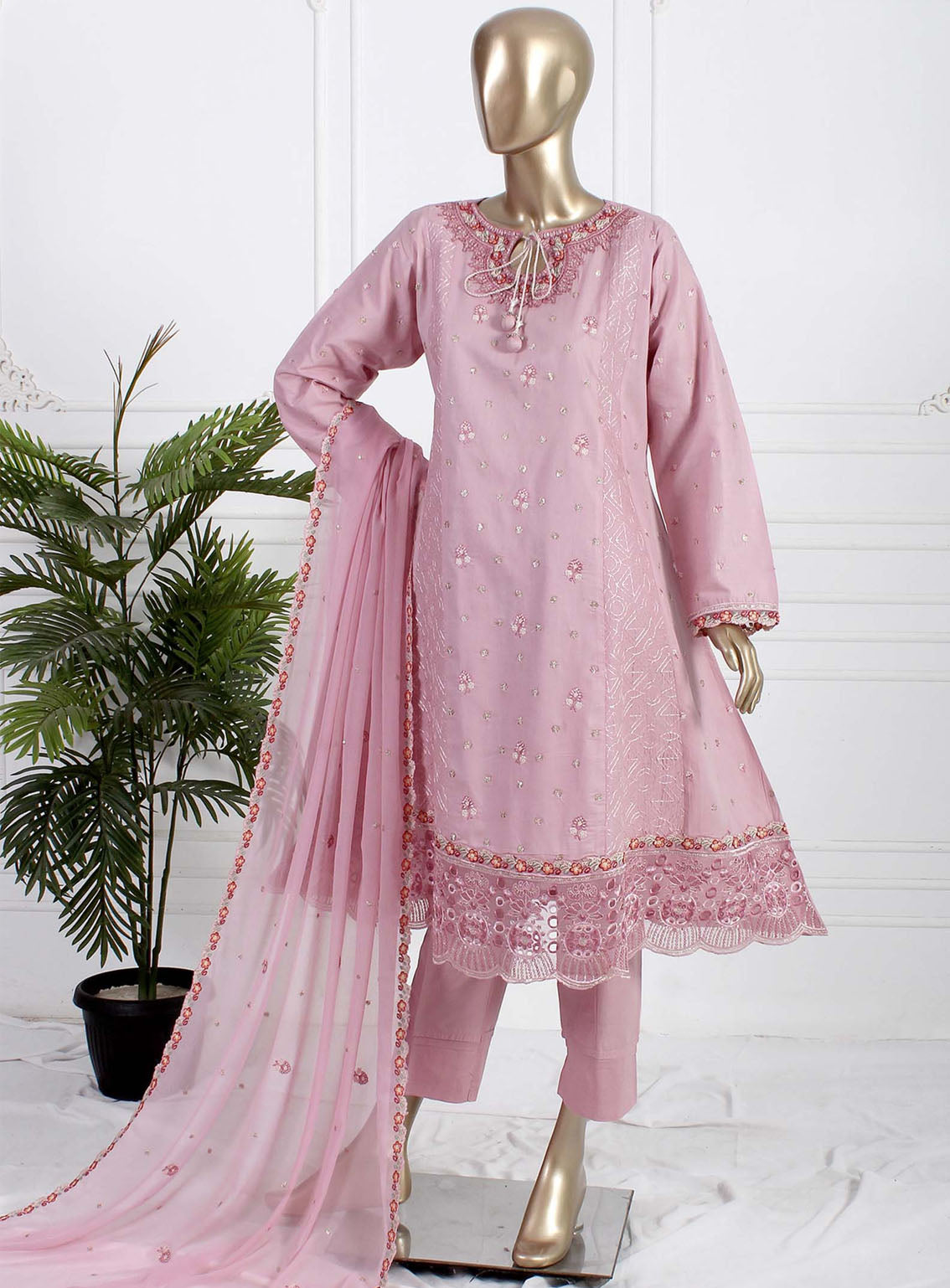 Romosh Fancy Embroidered Chiffon 3 Piece Stitched Suit - RNPC24FE RO-156 LAVENDER LOVE-1 Romosh Fancy Embroidered Chiffon 3 Piece Stitched Suit - RNPC24FE RO-156 LAVENDER LOVE-1