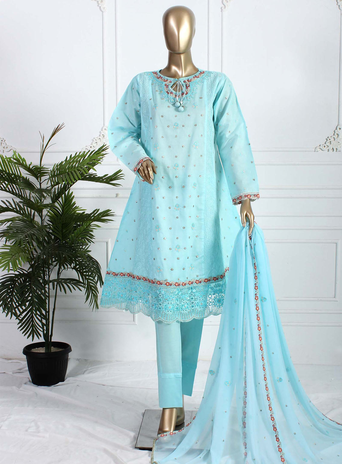 Romosh Fancy Embroidered Chiffon 3 Piece Stitched Suit - RNPC24FE RO-156 LAVENDER LOVE-2 Romosh Fancy Embroidered Chiffon 3 Piece Stitched Suit - RNPC24FE RO-156 LAVENDER LOVE-2