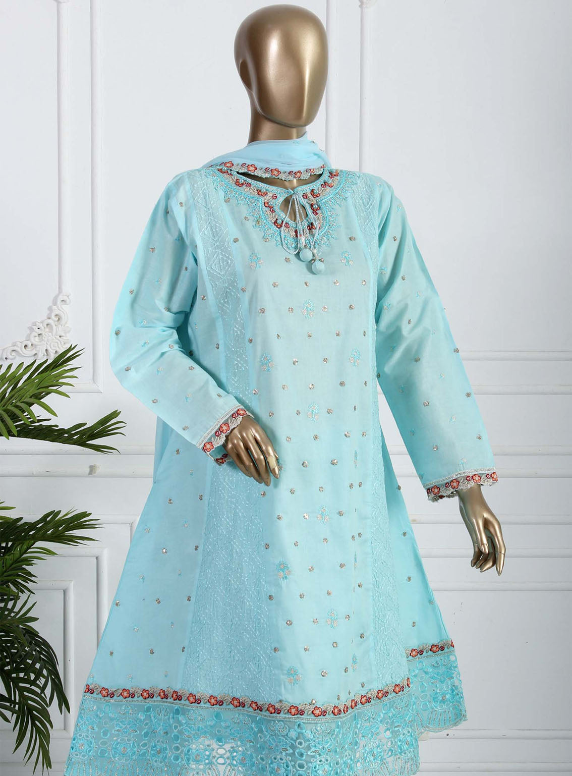 Romosh Fancy Embroidered Chiffon 3 Piece Stitched Suit - RNPC24FE RO-156 LAVENDER LOVE-2 Romosh Fancy Embroidered Chiffon 3 Piece Stitched Suit - RNPC24FE RO-156 LAVENDER LOVE-2