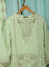 Romosh Fancy Embroidered Chiffon 3 Piece Stitched Suit - RNPC24FE RO-91 HEAVEN BLISS-2