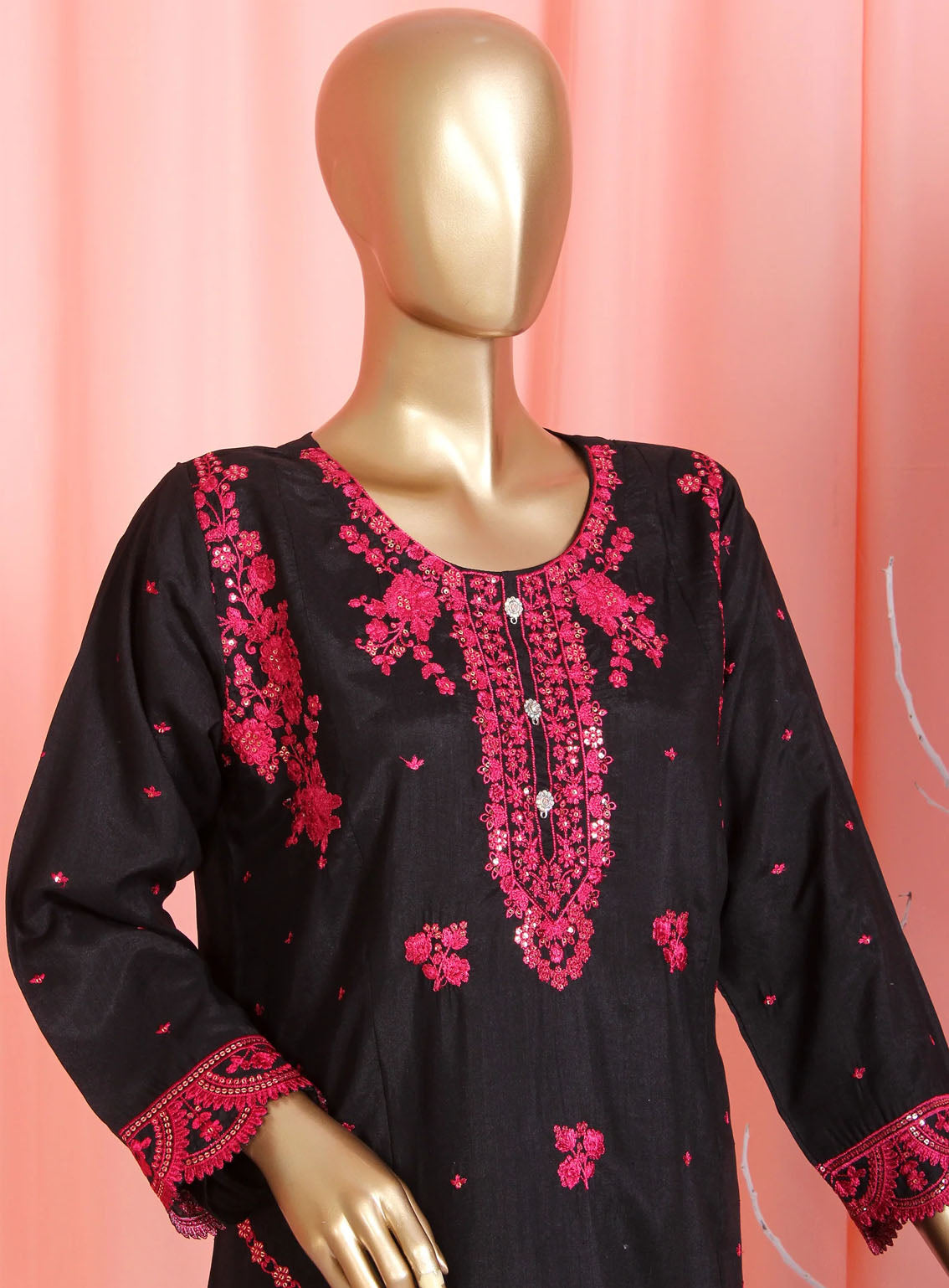 Romosh Fancy Embroidered Cotton 3 Piece Stitched Suit - RNPC24FE RO-114 CHARCOAL CHARM Romosh Fancy Embroidered Cotton 3 Piece Stitched Suit - RNPC24FE RO-114 CHARCOAL CHARM