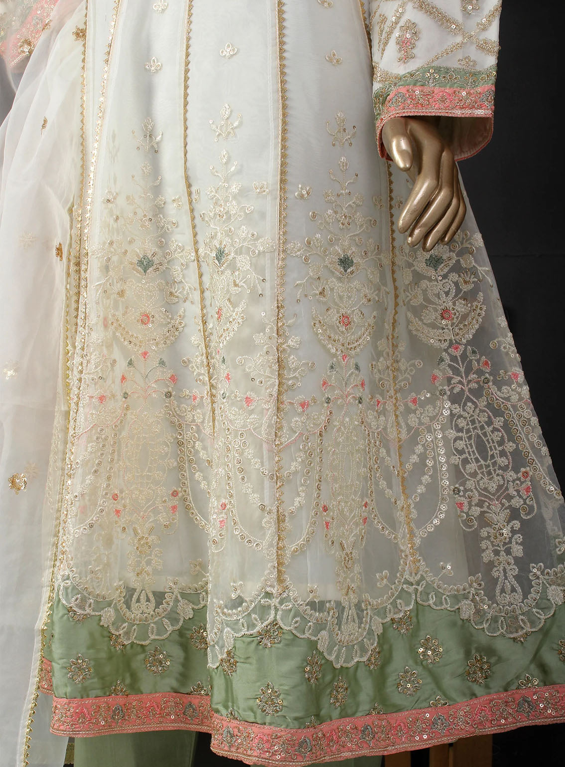 Romosh Fancy Embroidered Organza 3 Piece Stitched Suit - RNPC24FE RO-69 FAIRY FROCK Romosh Fancy Embroidered Organza 3 Piece Stitched Suit - RNPC24FE RO-69 FAIRY FROCK