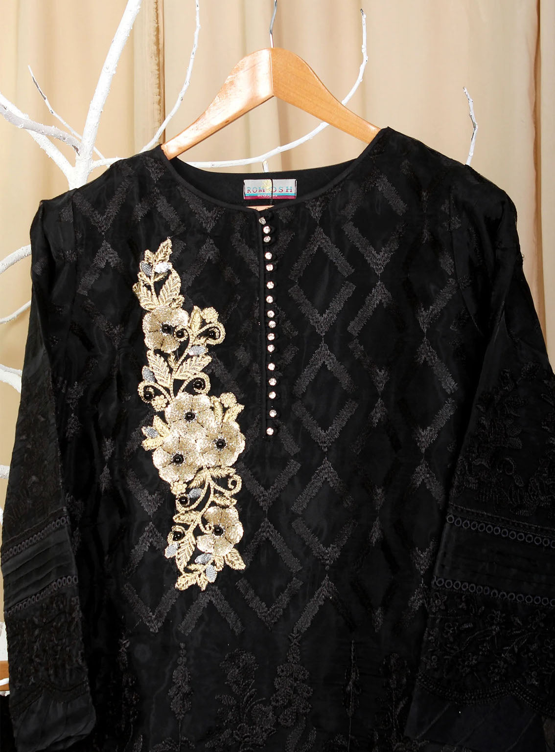 Romosh Fancy Embroidered Organza 3 Piece Stitched Suit - RNPC24FE RO-94 MAGICAL FAIRY-1 Romosh Fancy Embroidered Organza 3 Piece Stitched Suit - RNPC24FE RO-94 MAGICAL FAIRY-1