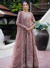 Roohi By Mushq Luxury Embroidered Organze 4 Piece Unstitched Suit MQ24R D-105 VANIYA