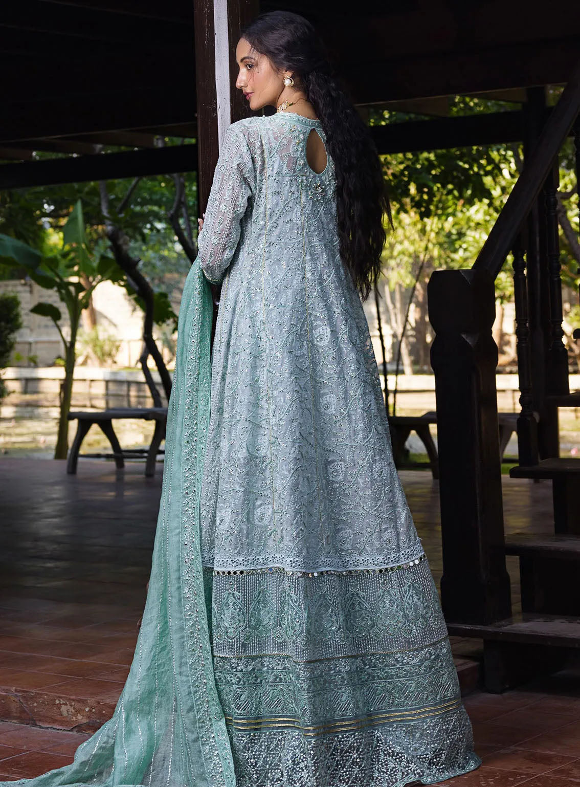 Roohi By Mushq Luxury Embroidered Organze 4 Piece Unstitched Suit MQ24R D-106 DIYA Roohi By Mushq Luxury Embroidered Organze 4 Piece Unstitched Suit MQ24R D-106 DIYA