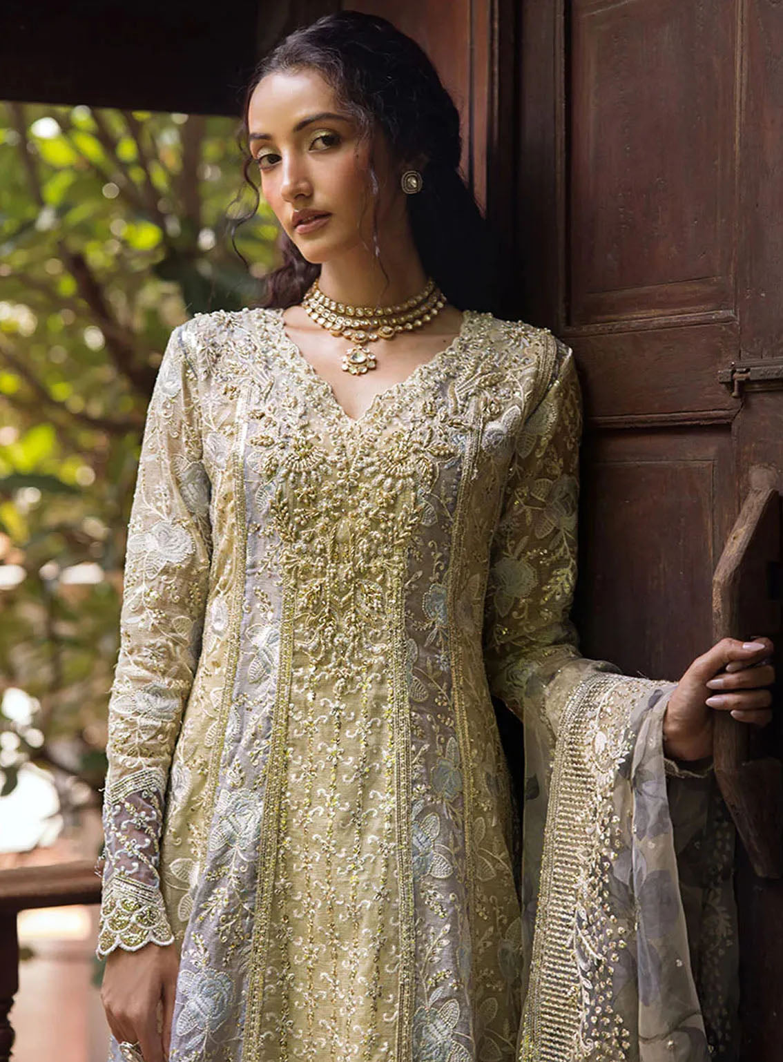 Roohi By Mushq Luxury Embroidered Organze 4 Piece Unstitched Suit MQ24R D-108 RIYA Roohi By Mushq Luxury Embroidered Organze 4 Piece Unstitched Suit MQ24R D-108 RIYA