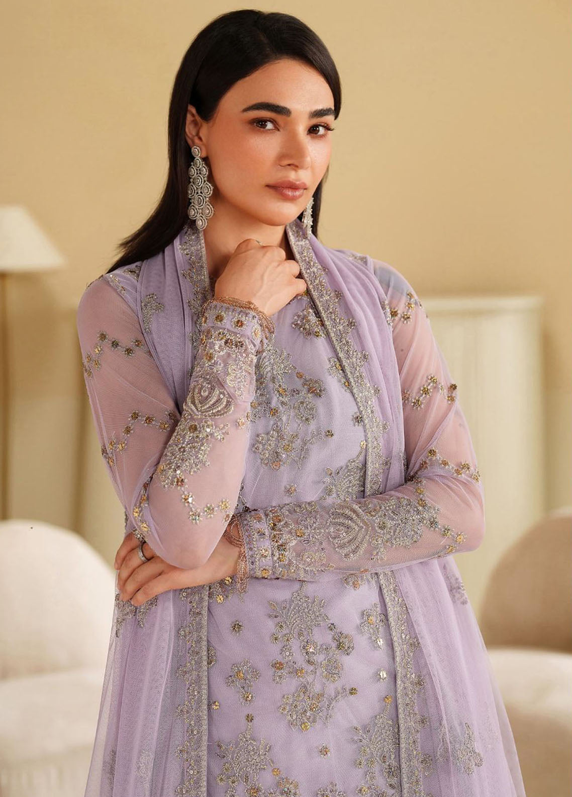 Roohi By Zarif Formal Embroidered Net 3 Piece Unstitched Suit ZF25RF D-RFE-04 SIRHA Roohi By Zarif Formal Embroidered Net 3 Piece Unstitched Suit ZF25RF D-RFE-04 SIRHA