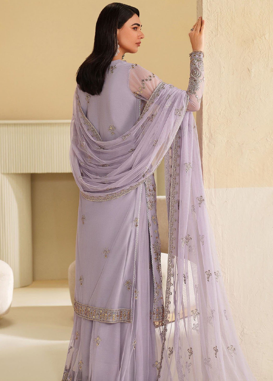 Roohi By Zarif Formal Embroidered Net 3 Piece Unstitched Suit ZF25RF D-RFE-04 SIRHA Roohi By Zarif Formal Embroidered Net 3 Piece Unstitched Suit ZF25RF D-RFE-04 SIRHA