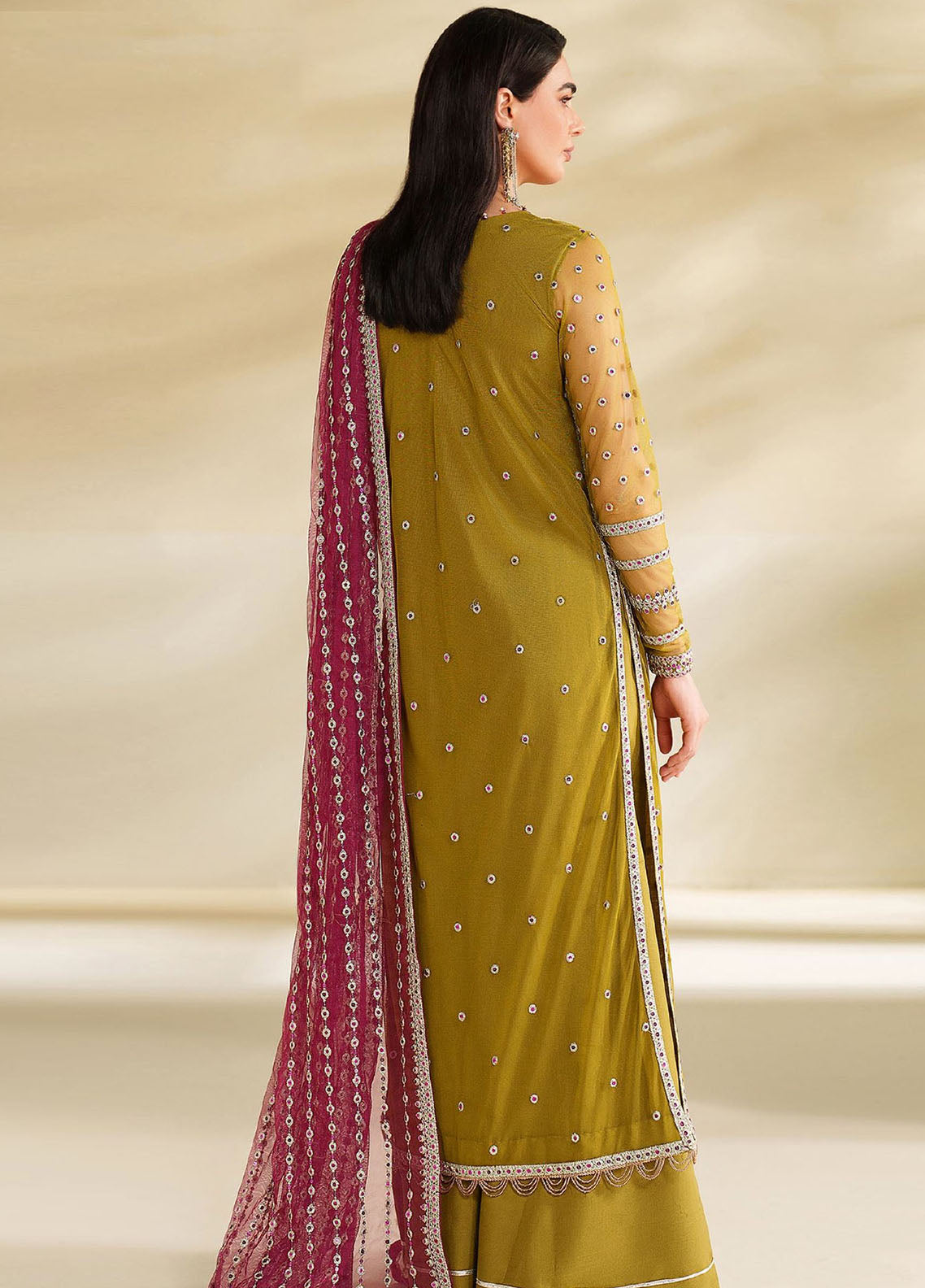 Roohi By Zarif Formal Embroidered Net 3 Piece Unstitched Suit ZF25RF D-RFE-05 JANEER Roohi By Zarif Formal Embroidered Net 3 Piece Unstitched Suit ZF25RF D-RFE-05 JANEER