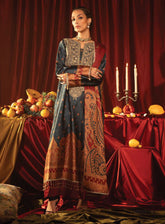Roohi Silk By Myeesha Embroidered Silk 3 Piece Unstitched Suit MY24RS MS-1004 FEROZA