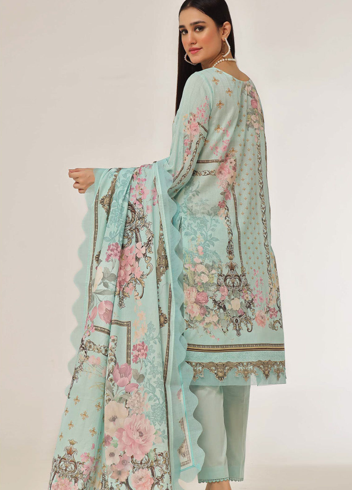 Roshni By OS Textile Digital Printed Lawn 3 Piece Unstitched Suit RS25SL D-20464A Roshni By OS Textile Digital Printed Lawn 3 Piece Unstitched Suit RS25SL D-20464A