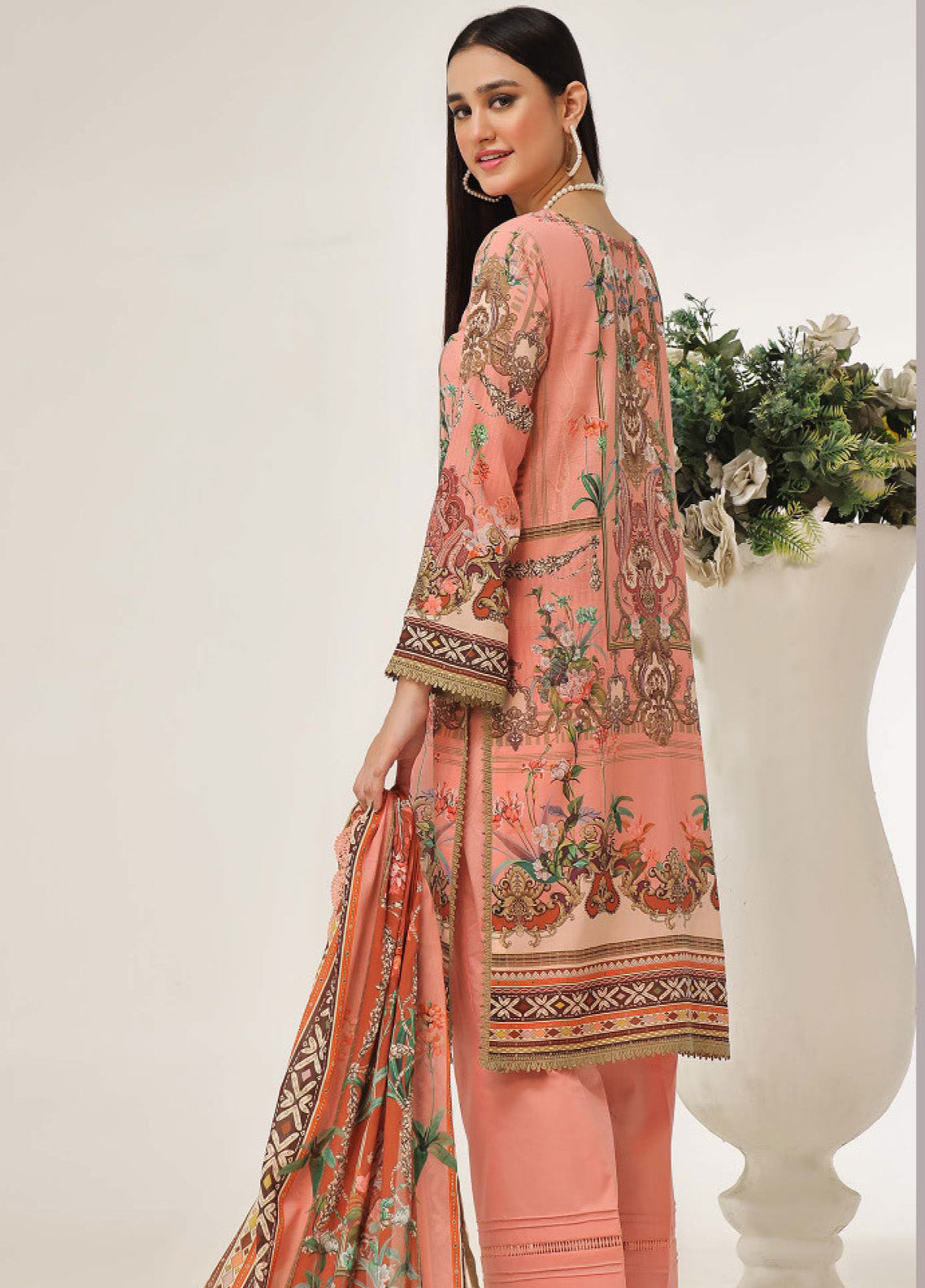 Roshni By OS Textile Digital Printed Lawn 3 Piece Unstitched Suit RS25SL D-20465A Roshni By OS Textile Digital Printed Lawn 3 Piece Unstitched Suit RS25SL D-20465A