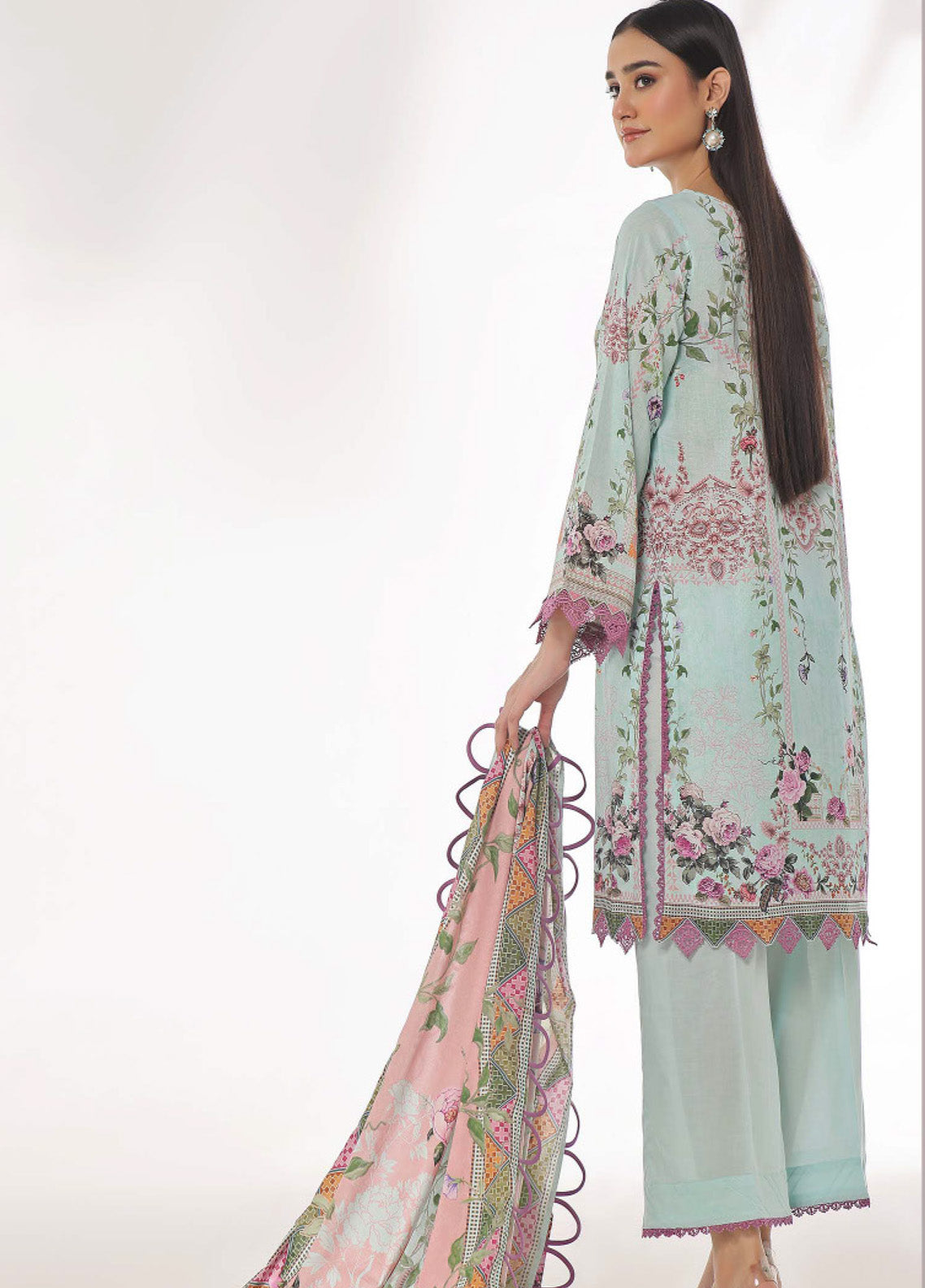Roshni By OS Textile Digital Printed Lawn 3 Piece Unstitched Suit RS25SL D-20483A Roshni By OS Textile Digital Printed Lawn 3 Piece Unstitched Suit RS25SL D-20483A