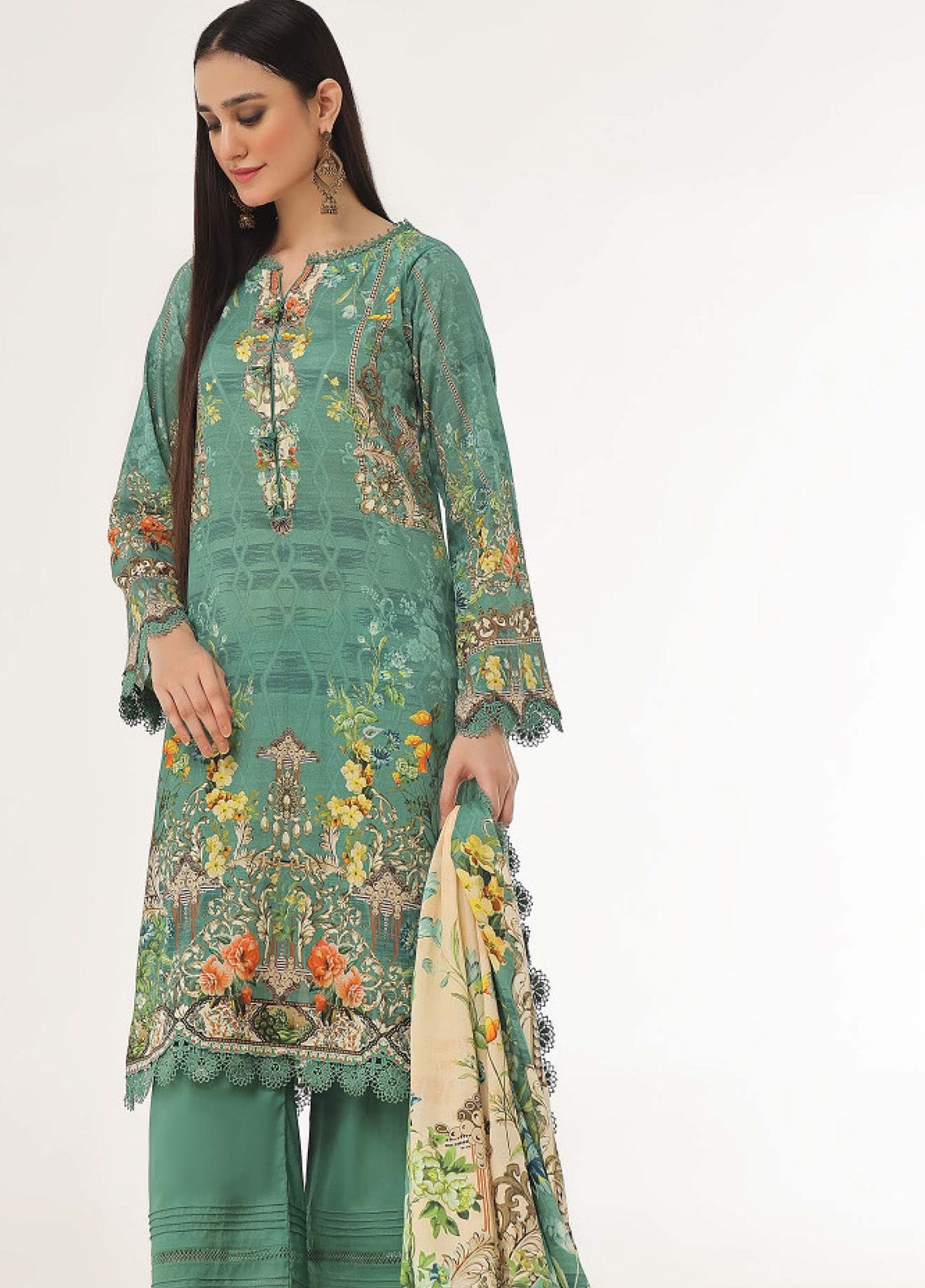 Roshni By OS Textile Digital Printed Lawn 3 Piece Unstitched Suit RS25SL D-20484A Roshni By OS Textile Digital Printed Lawn 3 Piece Unstitched Suit RS25SL D-20484A