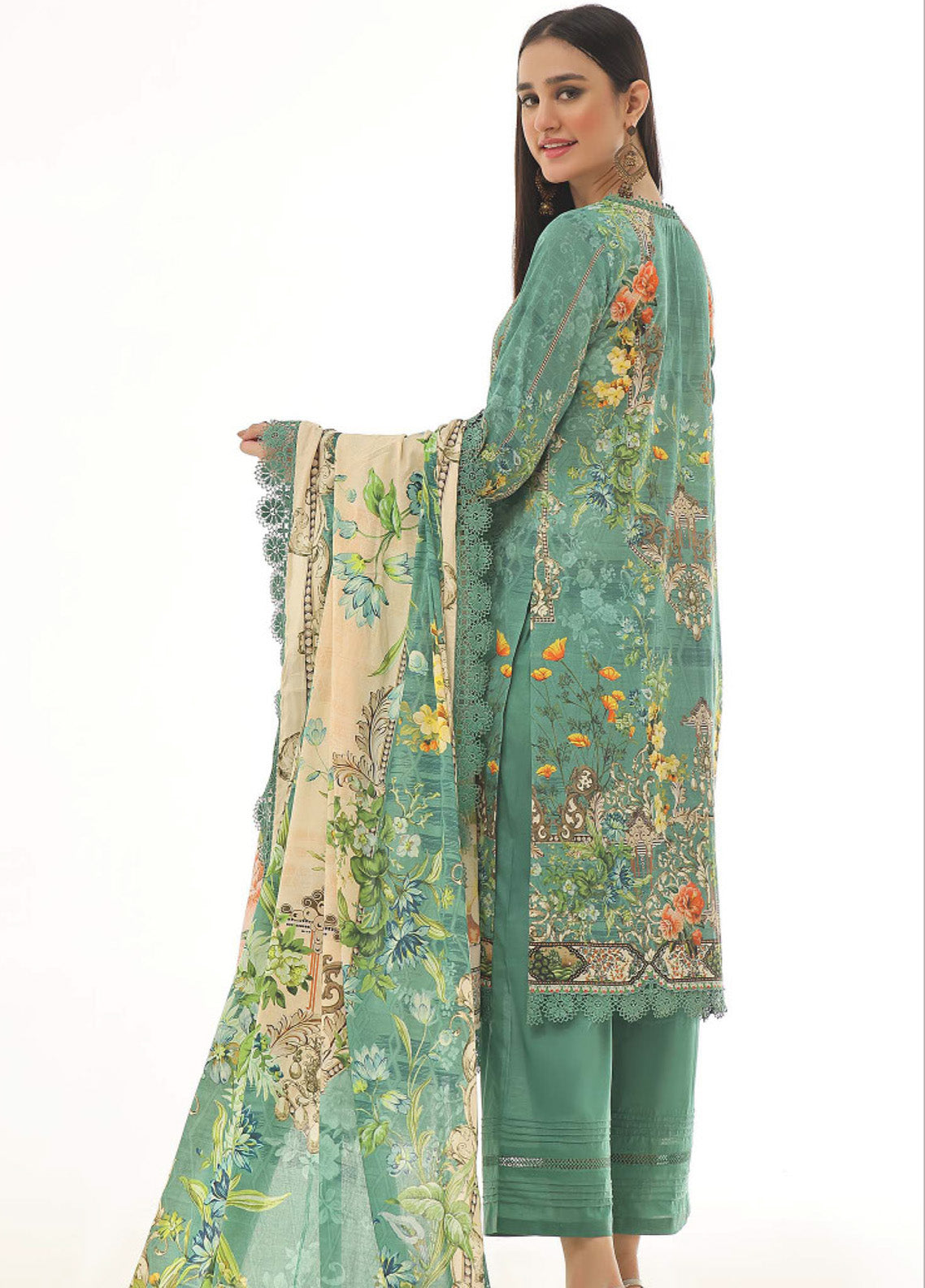 Roshni By OS Textile Digital Printed Lawn 3 Piece Unstitched Suit RS25SL D-20484A Roshni By OS Textile Digital Printed Lawn 3 Piece Unstitched Suit RS25SL D-20484A