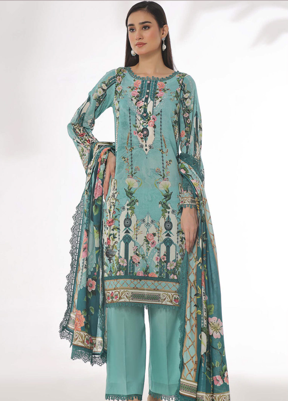 Roshni By OS Textile Digital Printed Lawn 3 Piece Unstitched Suit RS25SL D-20485A Roshni By OS Textile Digital Printed Lawn 3 Piece Unstitched Suit RS25SL D-20485A