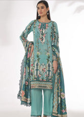 Roshni By OS Textile Digital Printed Lawn 3 Piece Unstitched Suit RS25SL D-20485A