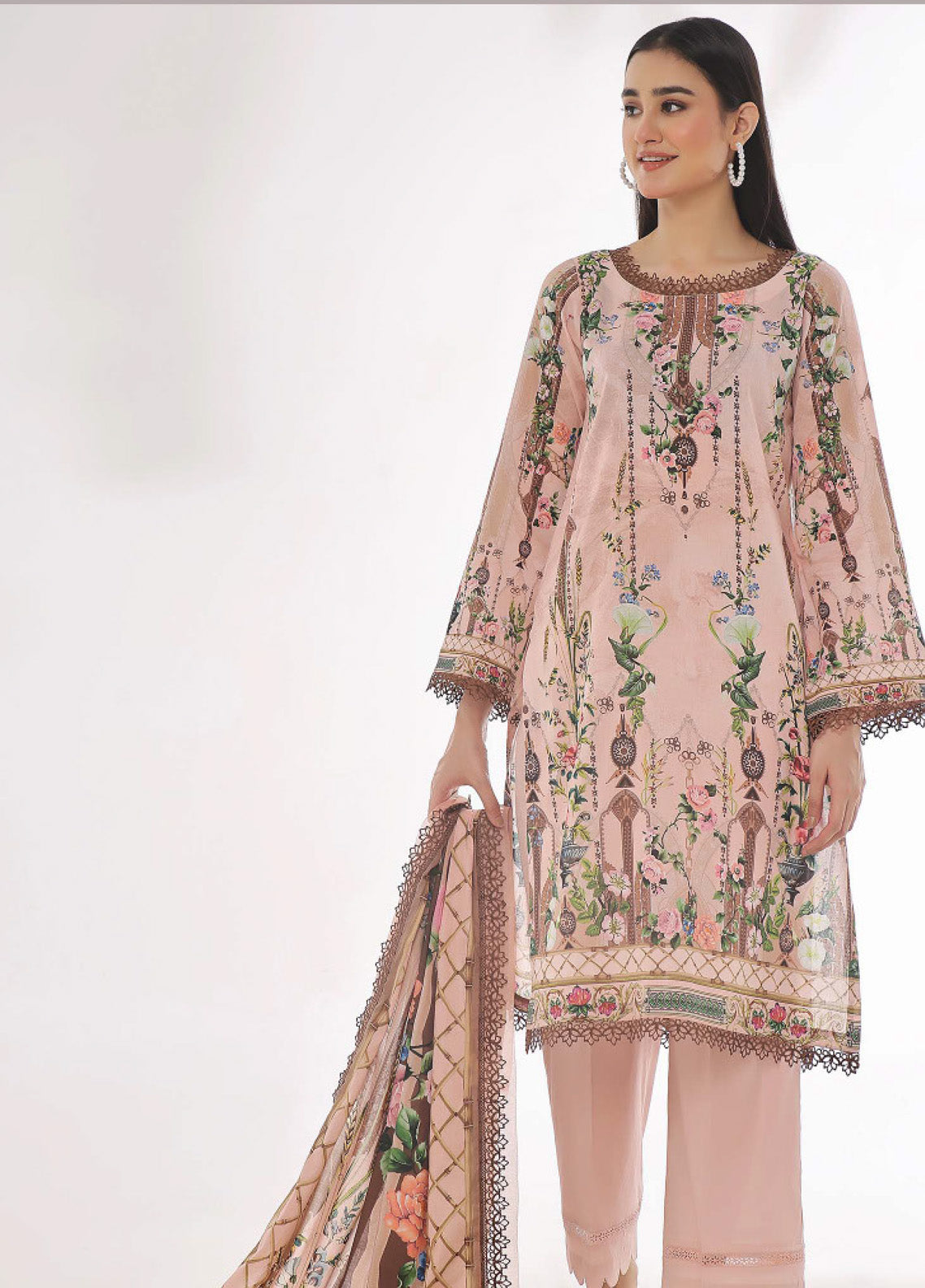 Roshni By OS Textile Digital Printed Lawn 3 Piece Unstitched Suit RS25SL D-20485B Roshni By OS Textile Digital Printed Lawn 3 Piece Unstitched Suit RS25SL D-20485B