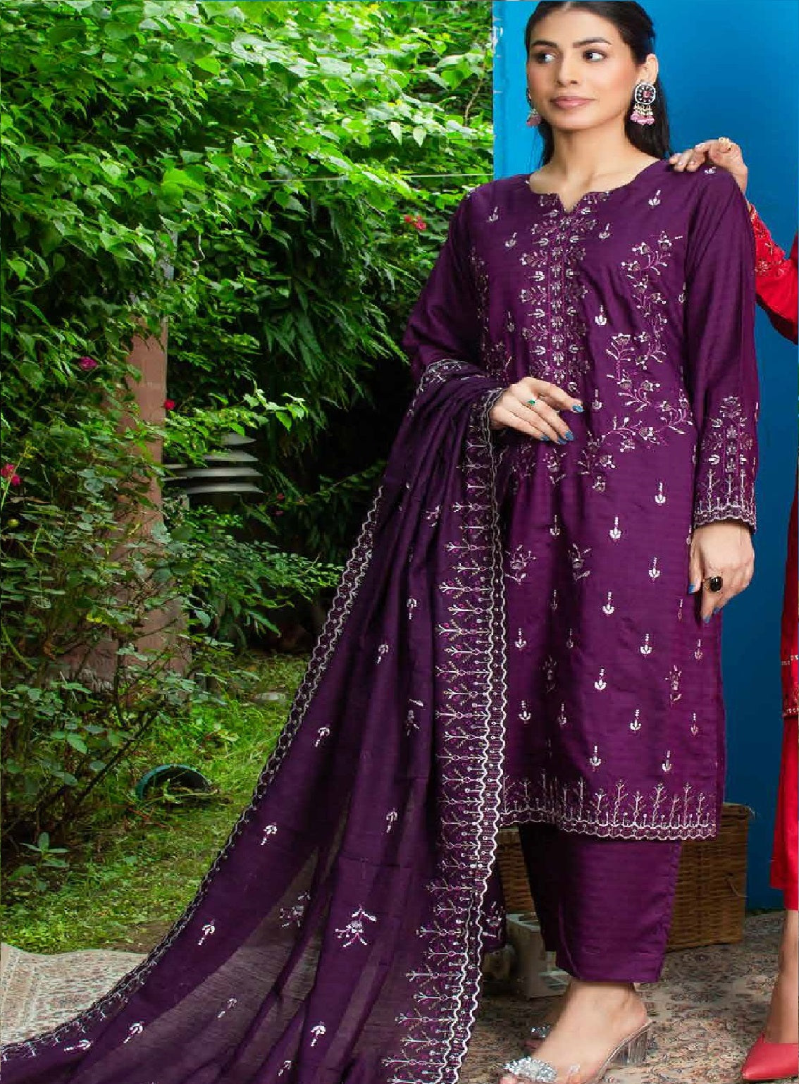Royal Attire By Pashmina Embroidered Cotton Satin 3 Piece Unstitched Suit P24RA D-05 Royal Attire By Pashmina Embroidered Cotton Satin 3 Piece Unstitched Suit P24RA D-05
