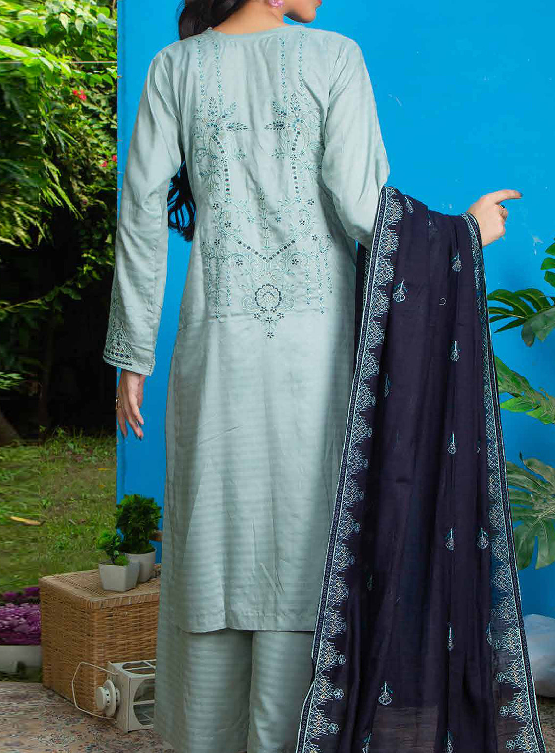 Royal Attire By Pashmina Embroidered Cotton Satin 3 Piece Unstitched Suit P24RA D-06 Royal Attire By Pashmina Embroidered Cotton Satin 3 Piece Unstitched Suit P24RA D-06