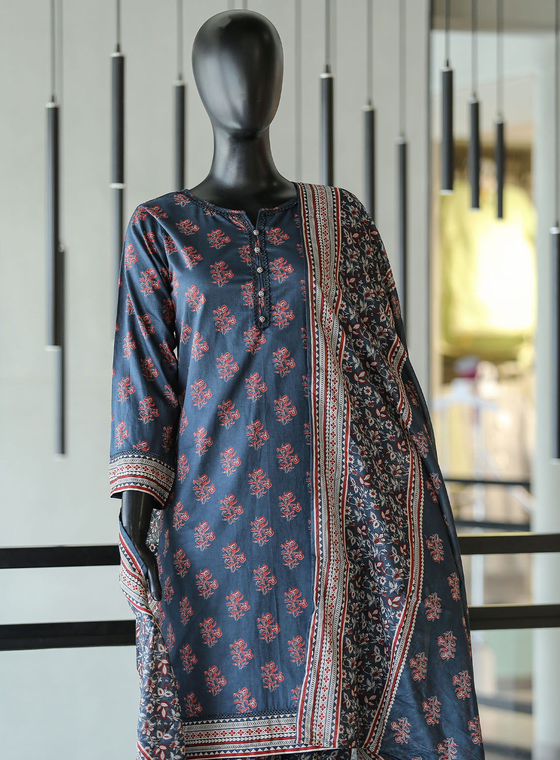 Royal Fashion Digital Printed Lawn 3 Piece Stitched Suit - RF24DPL BS-02 Royal Fashion Digital Printed Lawn 3 Piece Stitched Suit - RF24DPL BS-02