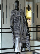 Royal Fashion Digital Printed Lawn 3 Piece Stitched Suit - RF24DPL BS-05