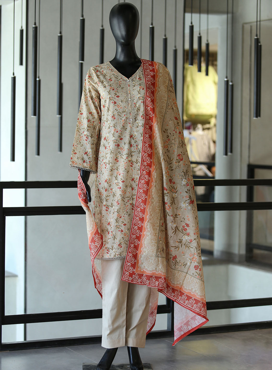 Royal Fashion Digital Printed Lawn 3 Piece Stitched Suit - RF24DPL BS-06 Royal Fashion Digital Printed Lawn 3 Piece Stitched Suit - RF24DPL BS-06
