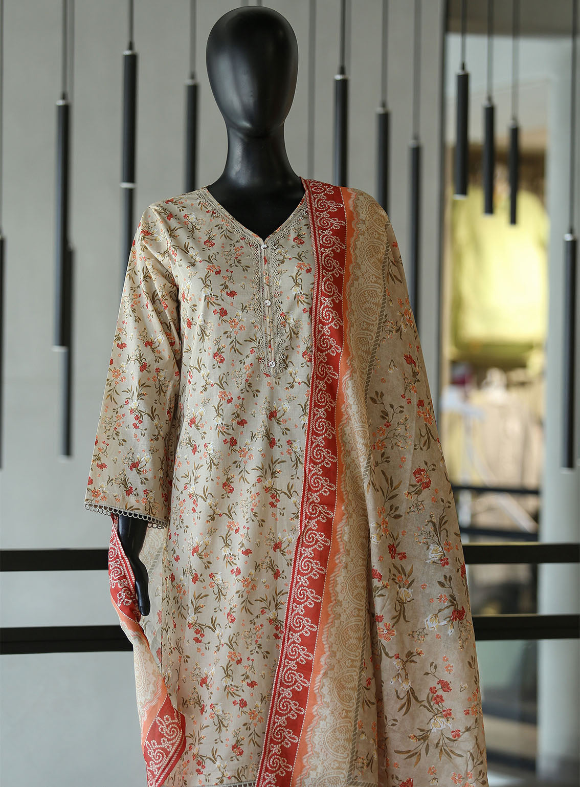 Royal Fashion Digital Printed Lawn 3 Piece Stitched Suit - RF24DPL BS-06 Royal Fashion Digital Printed Lawn 3 Piece Stitched Suit - RF24DPL BS-06