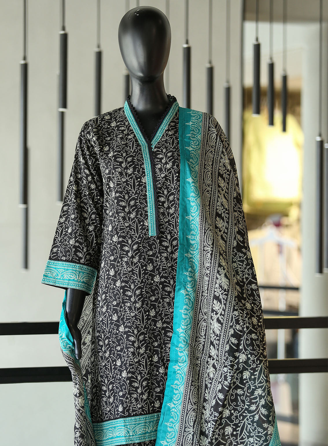 Royal Fashion Digital Printed Lawn 3 Piece Stitched Suit - RF24DPL BS-08 Royal Fashion Digital Printed Lawn 3 Piece Stitched Suit - RF24DPL BS-08