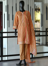 Royal Fashion Digital Printed Lawn 3 Piece Stitched Suit - RF24DPL BS-09